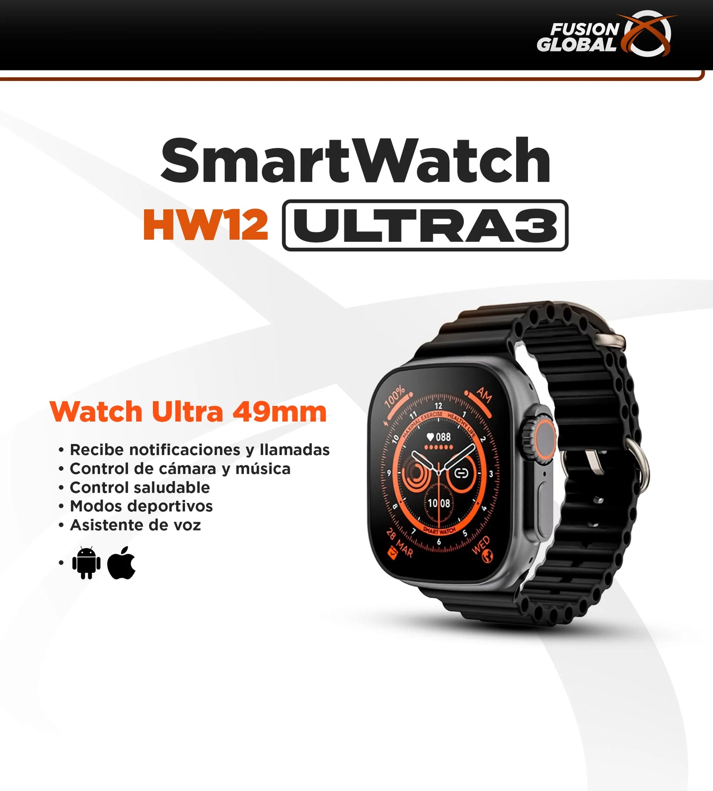 Smartwatch HW12 Ultra 3